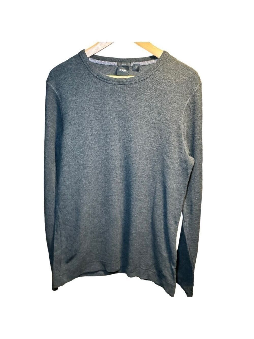 Hugo Boss Gray Sweater SZ M Slim Fit